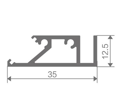 FZ-8845 экструдированный алюминиевый профиль