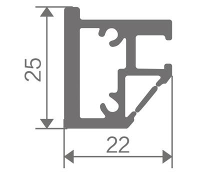 FZ-8849 экструдированный алюминиевый профиль